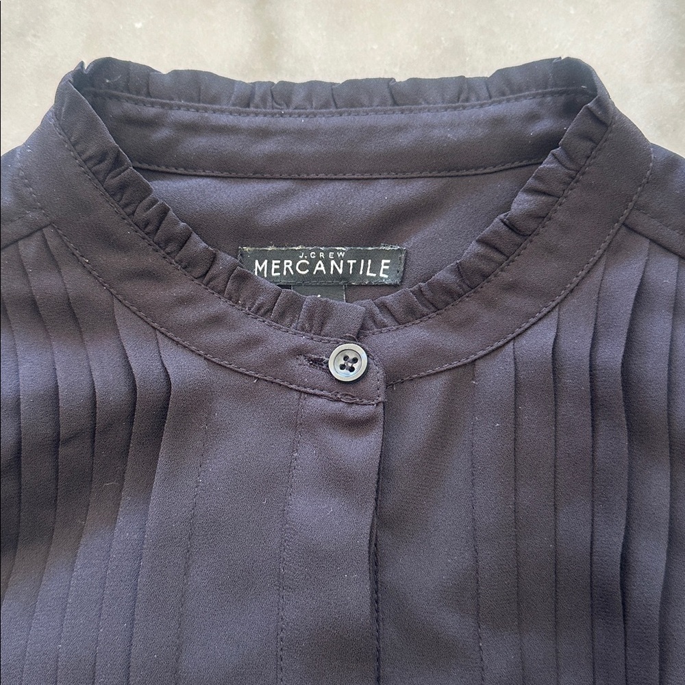 J. Crew Mercantile Ruffle Pintuck Dress - Picture 12 of 14